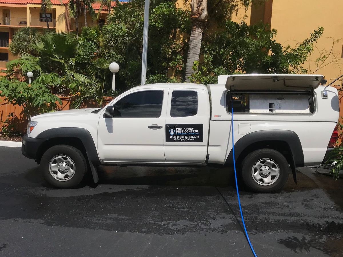 Pro-Spray service truck